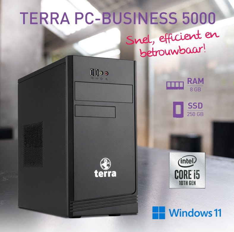 Terra Micro PC 6000V4 Silent Greenline Intel-I5 10210U